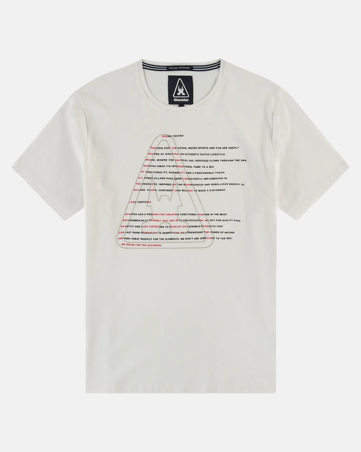 Gaastra Polo'S En T-Shirts*100% Katoenen Warp T-Shirt