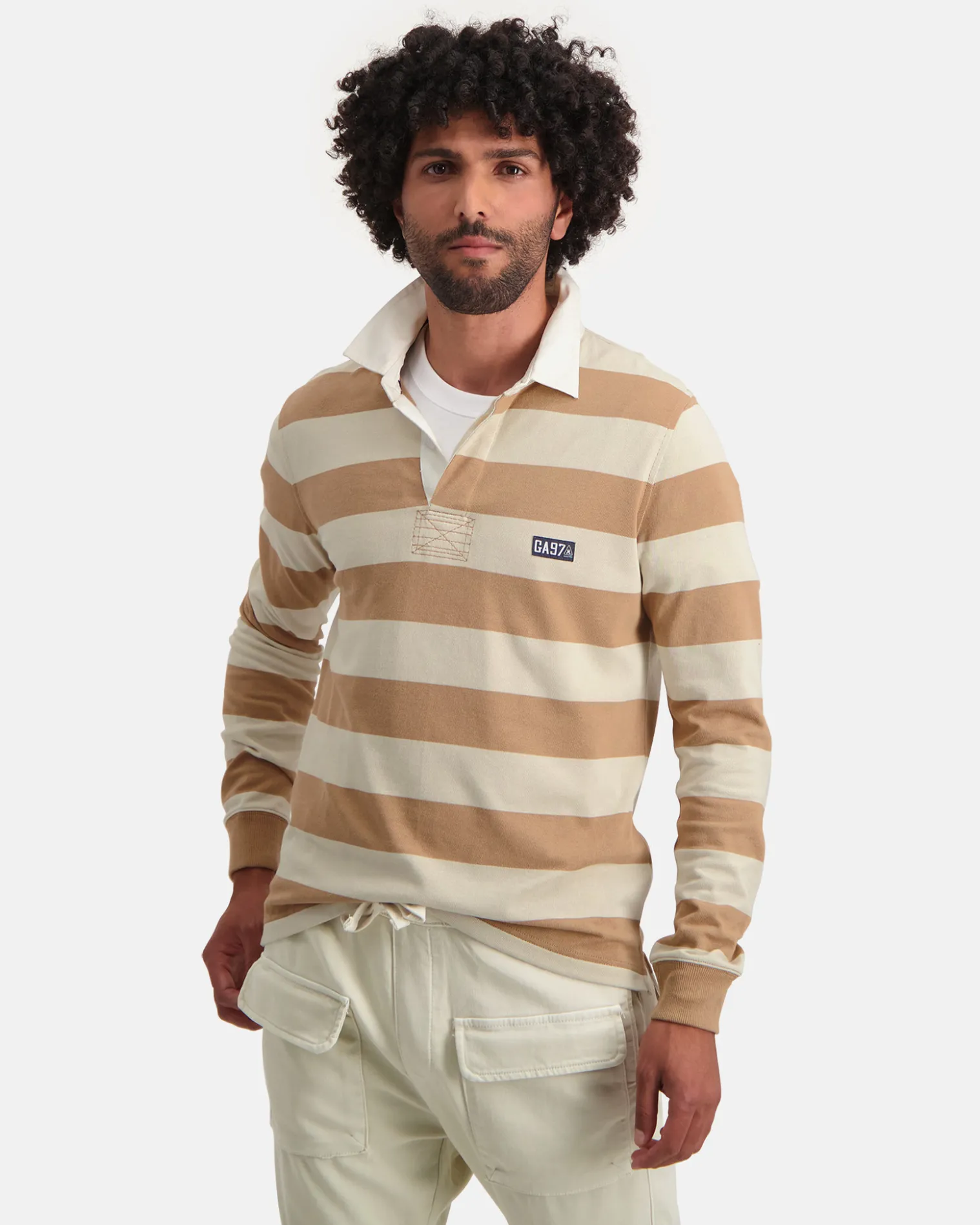 Gaastra Polo'S En T-Shirts*Gestreepte Rugby Shirt Soap