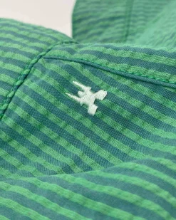 Gaastra Shorts En Broeken*Nantes Seersucker Island Green